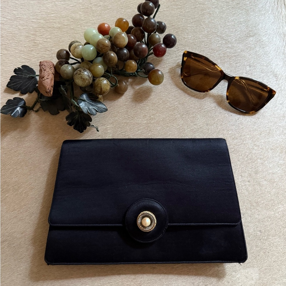 Nettie Rosenstein silk clutch-collectable